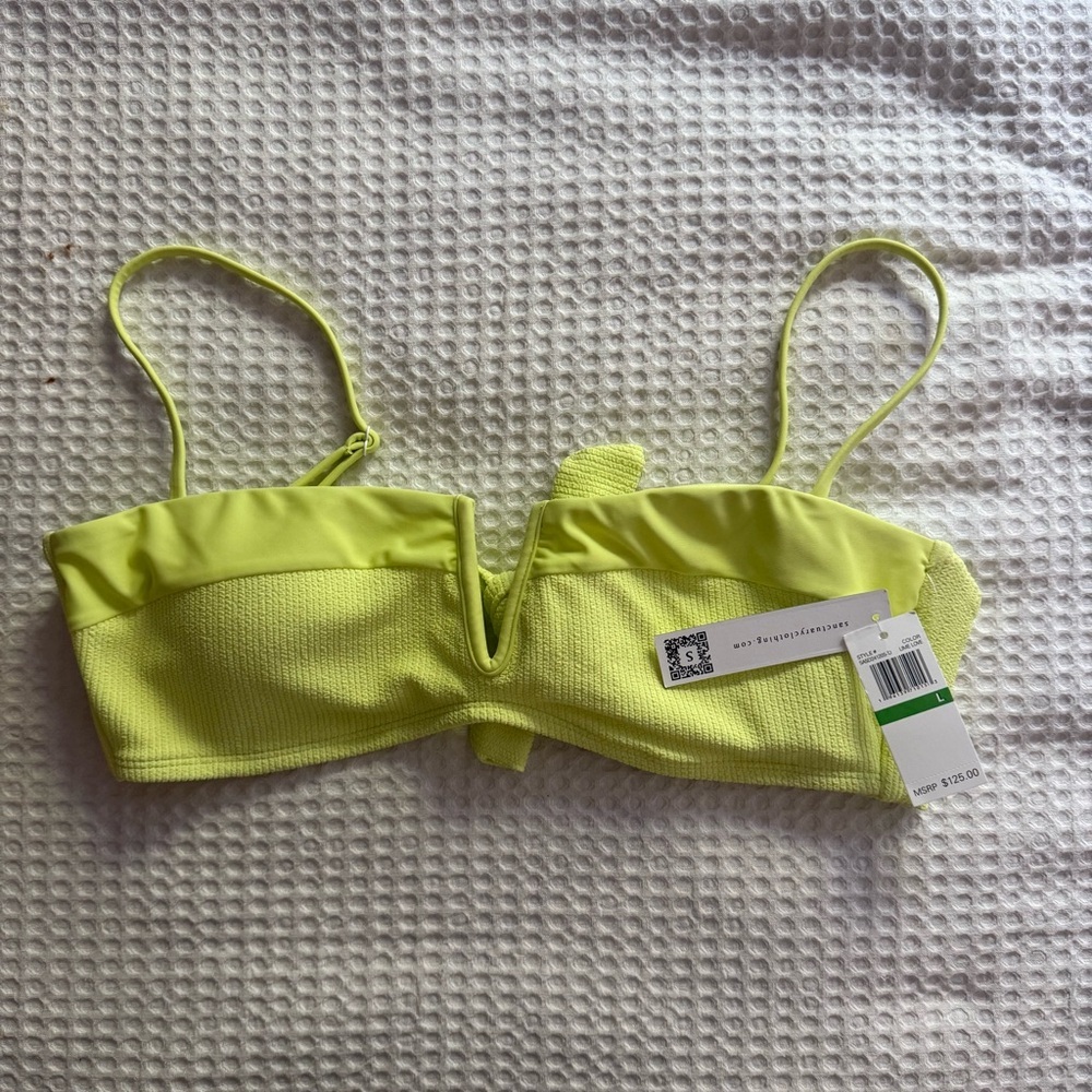 Sanctuary Neon Yellow Bikini Top - Picture 2 of 4